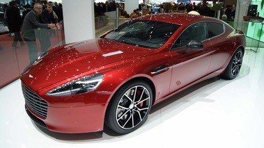 Salon de Genève 2013 - Aston Martin Rapide S rouge 3/4 avant gauche