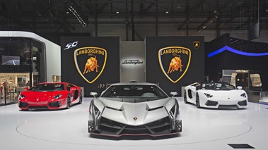Salon de Genève 2013 - stand Lamborghini 2