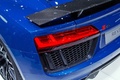 Salon de Genève 2016 - Audi R8 V10 Plus bleu feux arrière