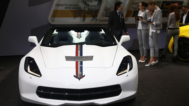 Salon de Genève 2016 - Corvette C7 Cabriolet blanc face avant