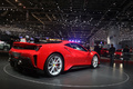 Salon de Genève 2018 - Ferrari 488 Pista rouge 3/4 arrière droit