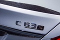 Mercedes C63 AMG S gris satiné logo coffre 