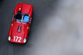 Rétromobile 2012 - Ferrari rouge vue du dessus