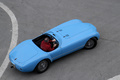 Rétromobile 2012 - Talbot-Lago bleu 3/4 arrière droit vue de haut