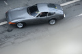 Rétromobile 2013 - Ferrari 365 GTB/4 Daytona anthracite profil vue de haut