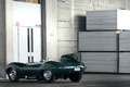 Rétromobile 2013 - Jaguar Type D vert 3/4 arrière gauche