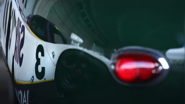 Rétromobile 2013 - Jaguar Type D vert feux arrières