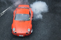 Rétromobile 2018 - Porsche 911 Carrera 2.7 RS orange face avant vue de haut