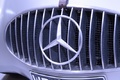 Mercedes 300 SL, gris, détail cigle