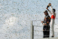 Brésil 2011 Webber et Button podium