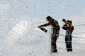 Brésil 2011 Webber et Vettel podium