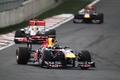 Corée 2011 Vettel, Hamilton et Webber