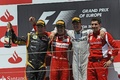 F1 Europe 2012 podium
