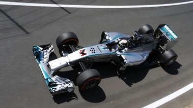 F1 GP Angleterre 2014 Mercedes Hamilton 
