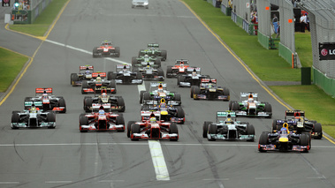 F1 GP Australie 2013 départ