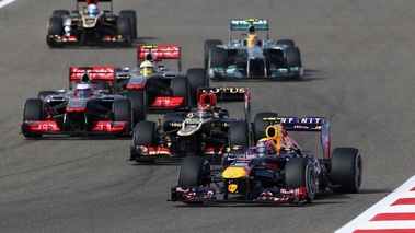 F1 GP Bahreïn 2013 Red Bull Lotus McLaren
