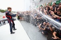 F1 GP Brésil 2012 Red Bull Vettel podium champagne