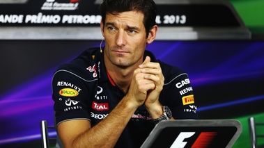 F1 GP Brésil 2013 Red Bull Webber portrait