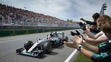 F1 GP Canada 2015 Mercedes victoire Hamilton