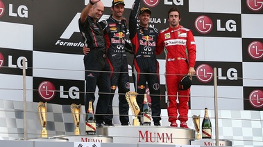 F1 GP Corée du Sud 2012 podium