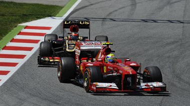 F1 GP Espagne 2013 Ferrari et Lotus