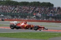 F1 GP Grande-Bretagne Ferrari Alonso profil