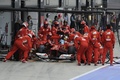F1 GP Grande-Bretagne Ferrari stands 