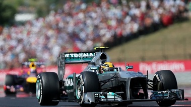 F1 GP Hongrie 2013 Mercedes 3/4 avant