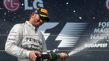 F1 GP Hongrie 2013 Mercedes Hamilton victoire
