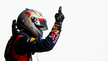 F1 GP Inde 2012 Vettel victoire casque