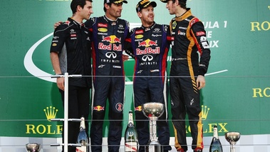 F1 GP Japon 2013 podium 