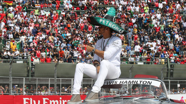 F1 GP Mexique 2015 Mercedes Hamilton parade