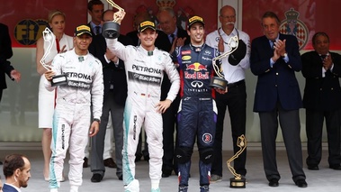 F1 GP Monaco 2014 Mercedes podium 