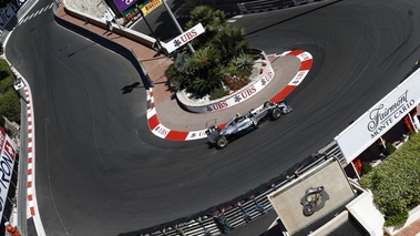 F1 GP Monaco 2014 Mercedes Rosberg épingle