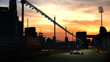 F1 GP Singapour 2013 coucher de soleil