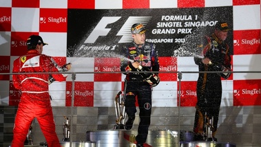 F1 GP Singapour 2013 podium