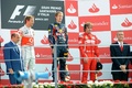 GP d'Italie podium Vettel Button Alonso