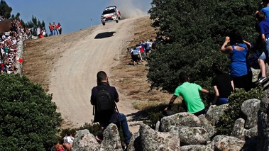 WRC Italie 2013 Citroën DS3 Al Qassimi jump