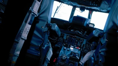 Lockheed Super Constellation poste de pilotage 