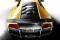 Lamborghini Murcielago LP 670-4 SV-jaune-face arrière