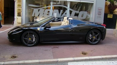 FERRARI 458 Spider - VENDU 2011 - profil