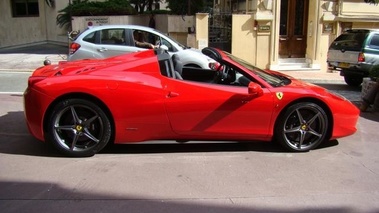 FERRARI 458 Spider - VENDU 2012 - profil