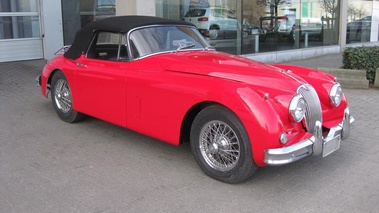 JAGUAR XK150 DHC - VENDU 1960 - 3/4 avant droit