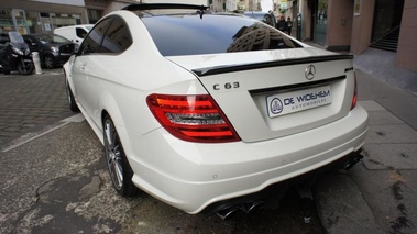 MERCEDES BENZ C63 AMG Coupe - VENDU 2011 - 3/4 arrière gauche