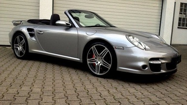 PORSCHE 997 Turbo Cab - VENDU 2008 - 3/4 avant droit